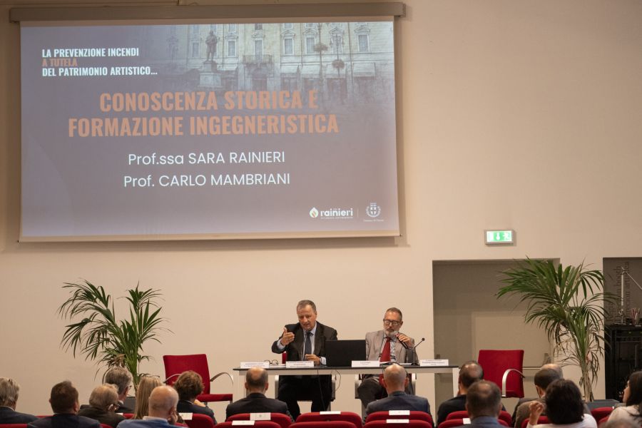 Convegno "Come la prevenzione incendi tutela il patrimonio artistico" promosso dallo Studio Tecnico Rainieri - Palazzo del Governatore, Parma, 8 ottobre 2026